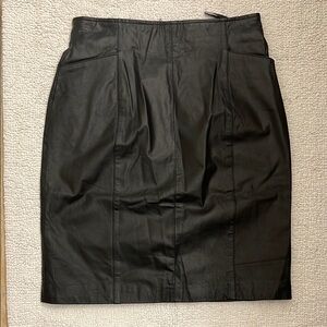 Wilsons Leather Black Pencil Skirt